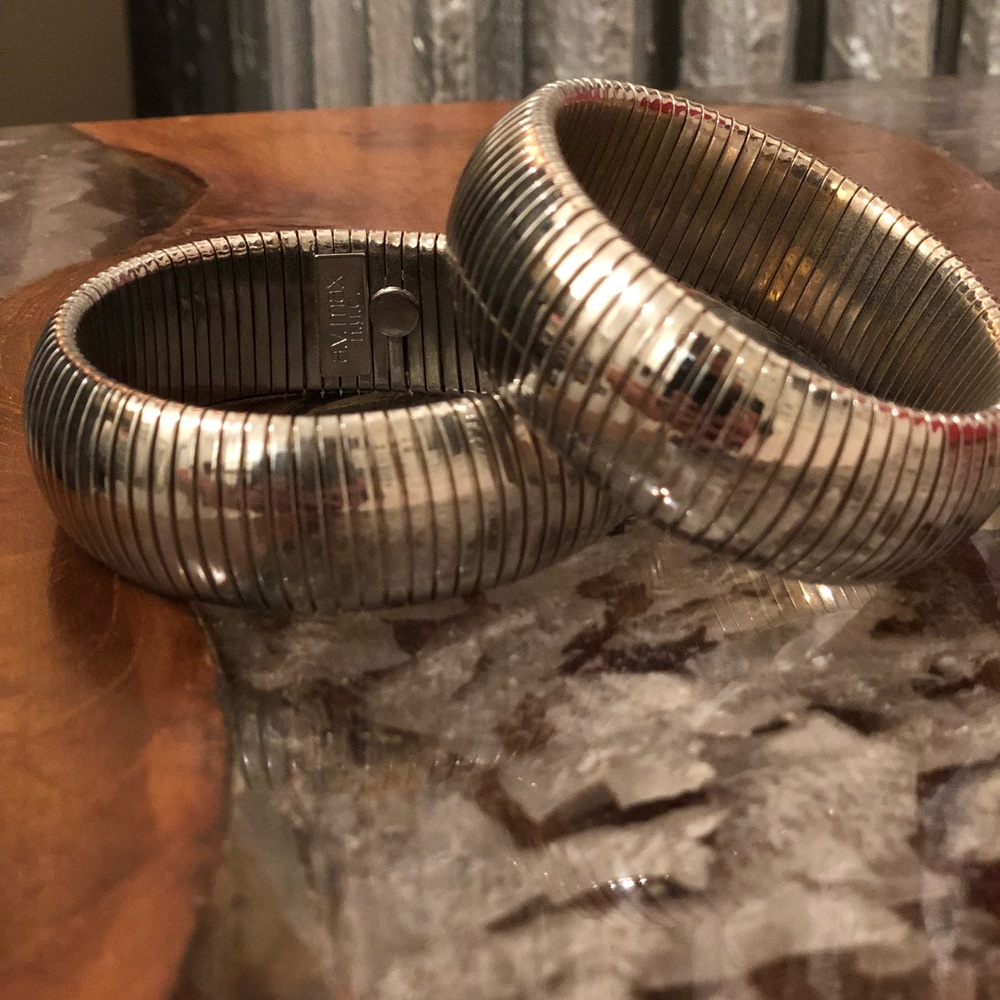 Pair of Stirling Silver Bangles!!